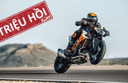 Thế giới 2 bánh: Triệu hồi KTM 1290 Super Duke R vì nguy cơ chết máy đột ngột